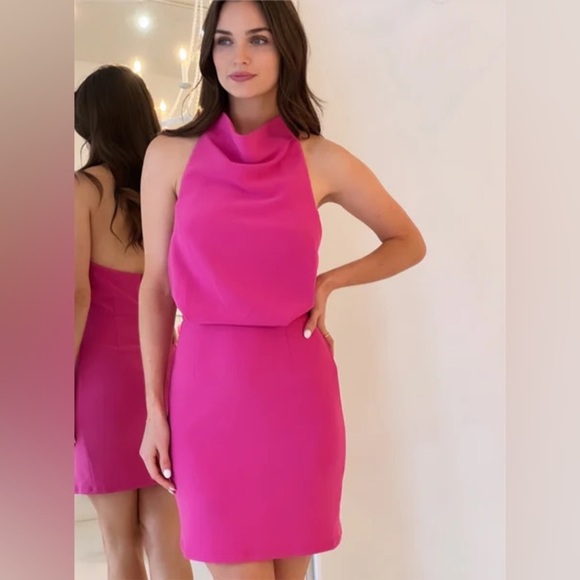 NWT Elliatt Philippa Dress ($175) - color Hot pink - size XS - Picture 1 of 7